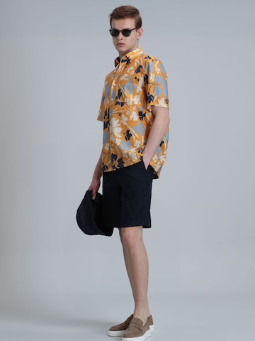 Lufian Slim fit Trousers 'Zegler' in Blue