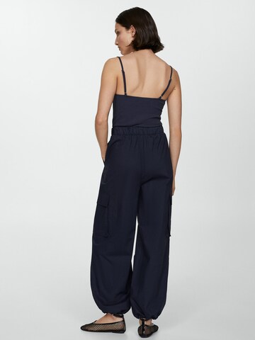 MANGO Jumpsuit 'Boston' in Blau