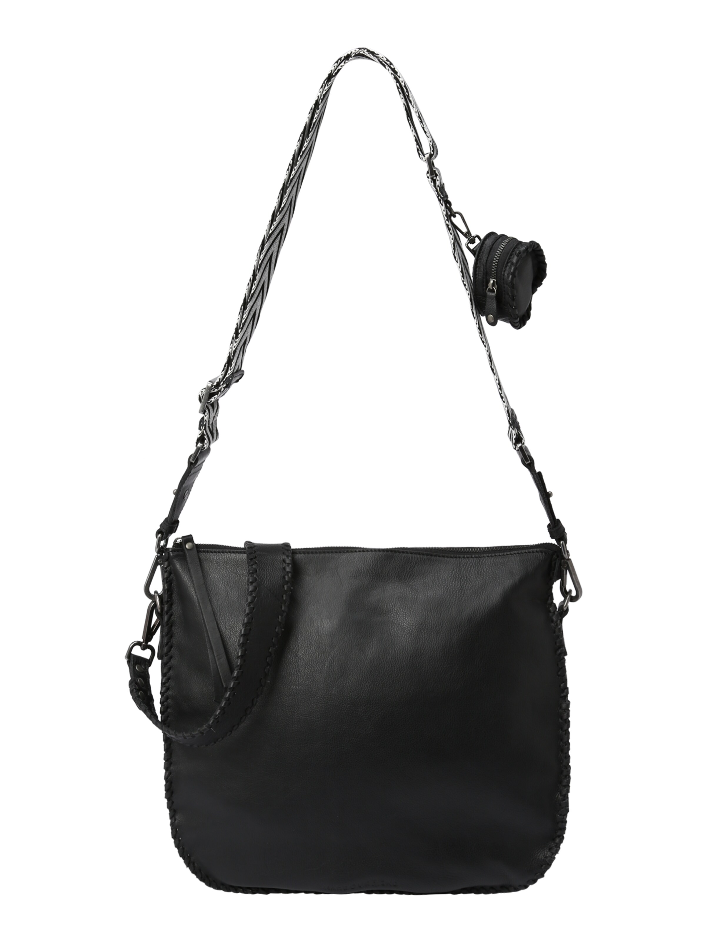 Harbour 2nd Schultertasche 'Sarina' in Schwarz: Vorderseite