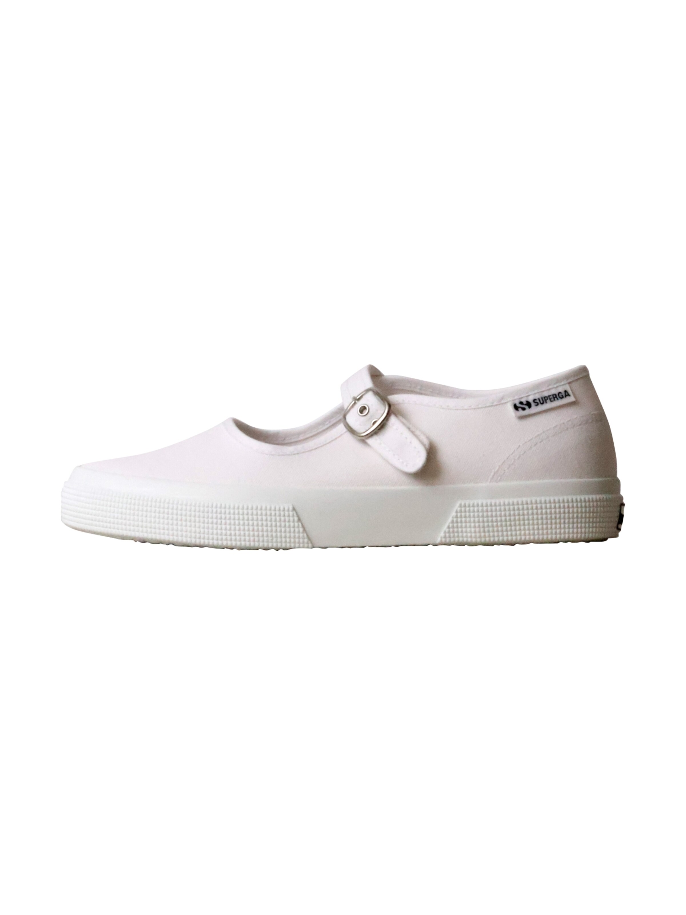 Ballerina di SUPERGA in bianco: frontale