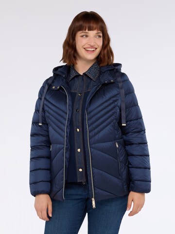 Giacca invernale di Fiorella Rubino in blu: frontale