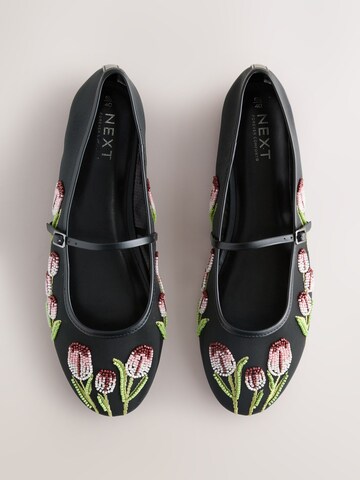 Next Ballerina met riempjes 'Mary-Janes' in Zwart
