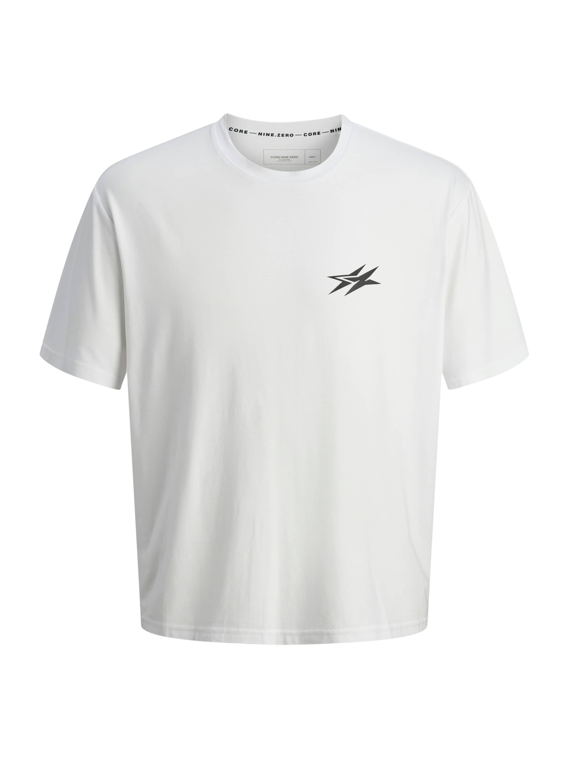 JACK & JONES Póló 'JCOCNZ BERLIN' - fehér: elől