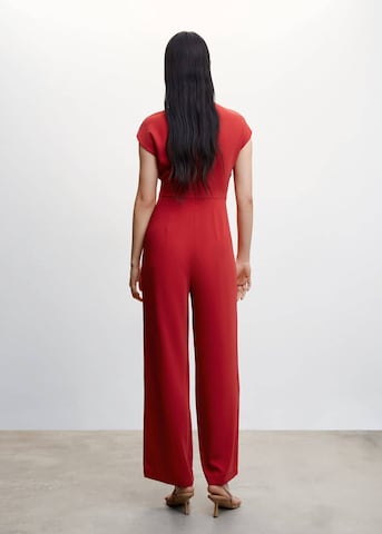 MANGO Jumpsuit 'Cannes' in Red