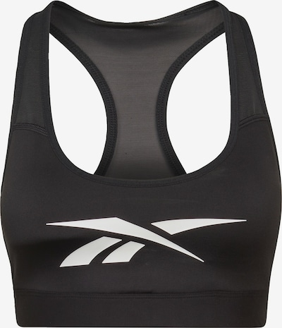 Reebok Sport-BH in schwarz / weiß, Produktansicht