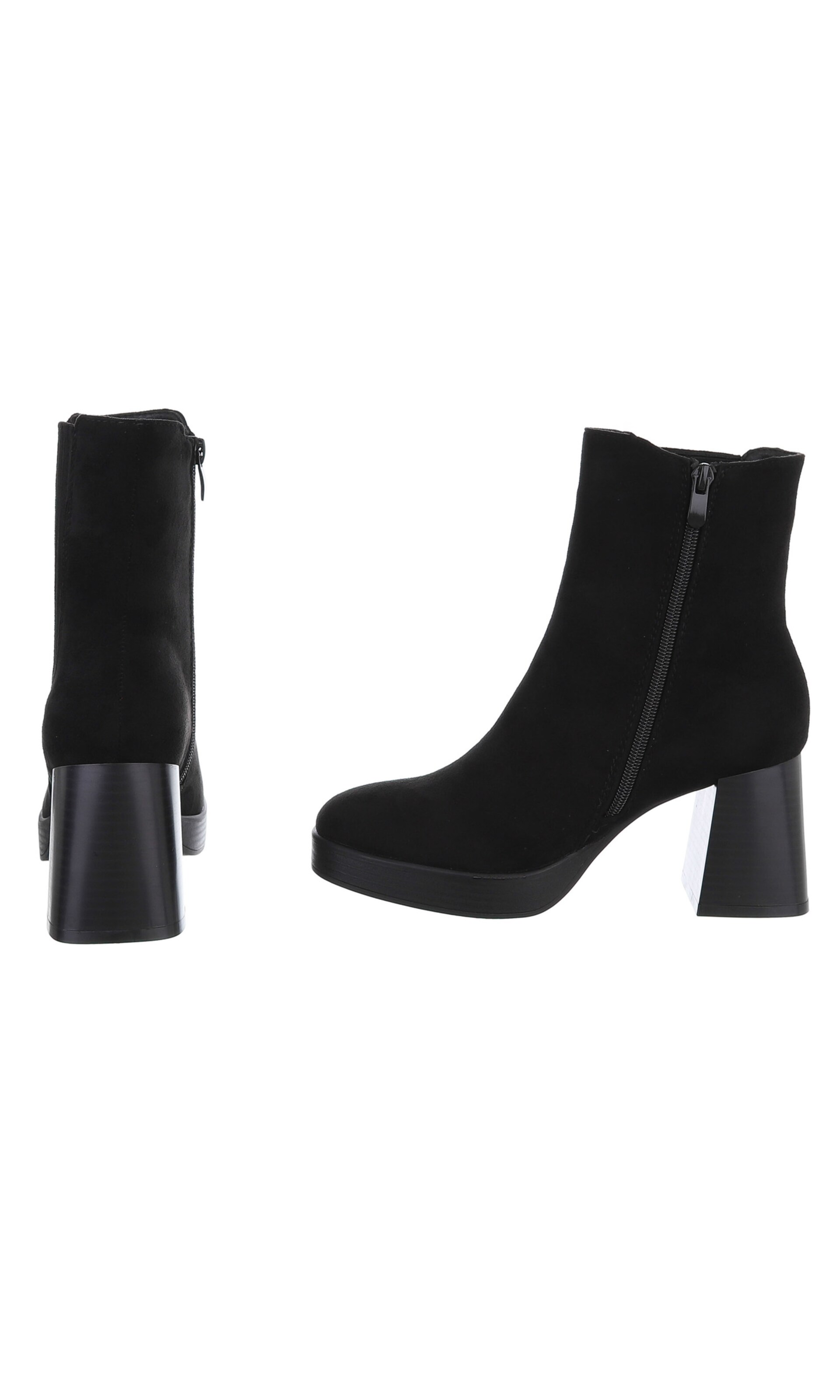 Ital-Design Stiefelette in Schwarz