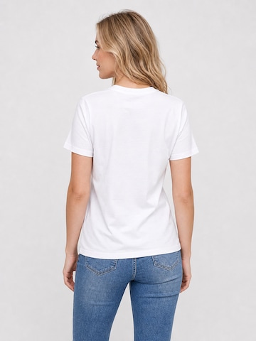 T-shirt 'Short Sleeve' LapaPlus en blanc
