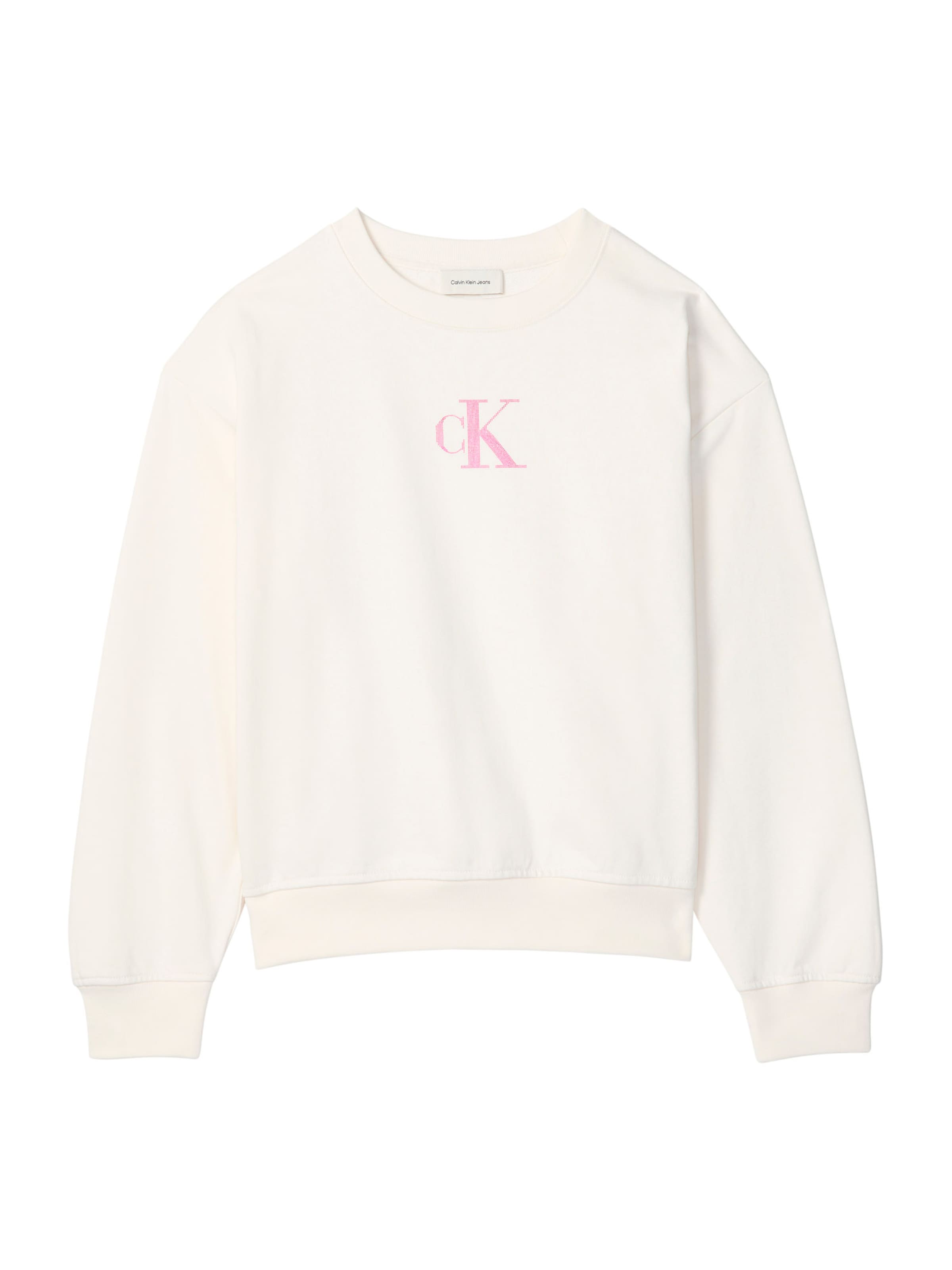 Calvin Klein Jeans - Sweatshirt 'CLASSIC' em bege: frente