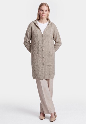 usha WHITE LABEL Trui in Bruin: voorkant