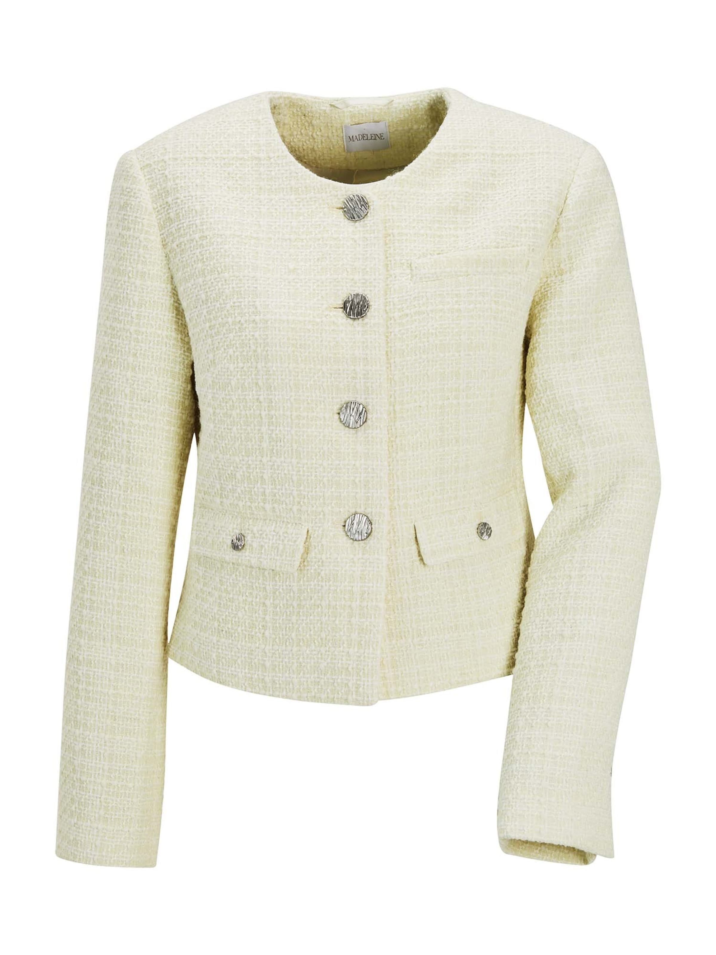 Blazer MADELEINE en blanc : devant