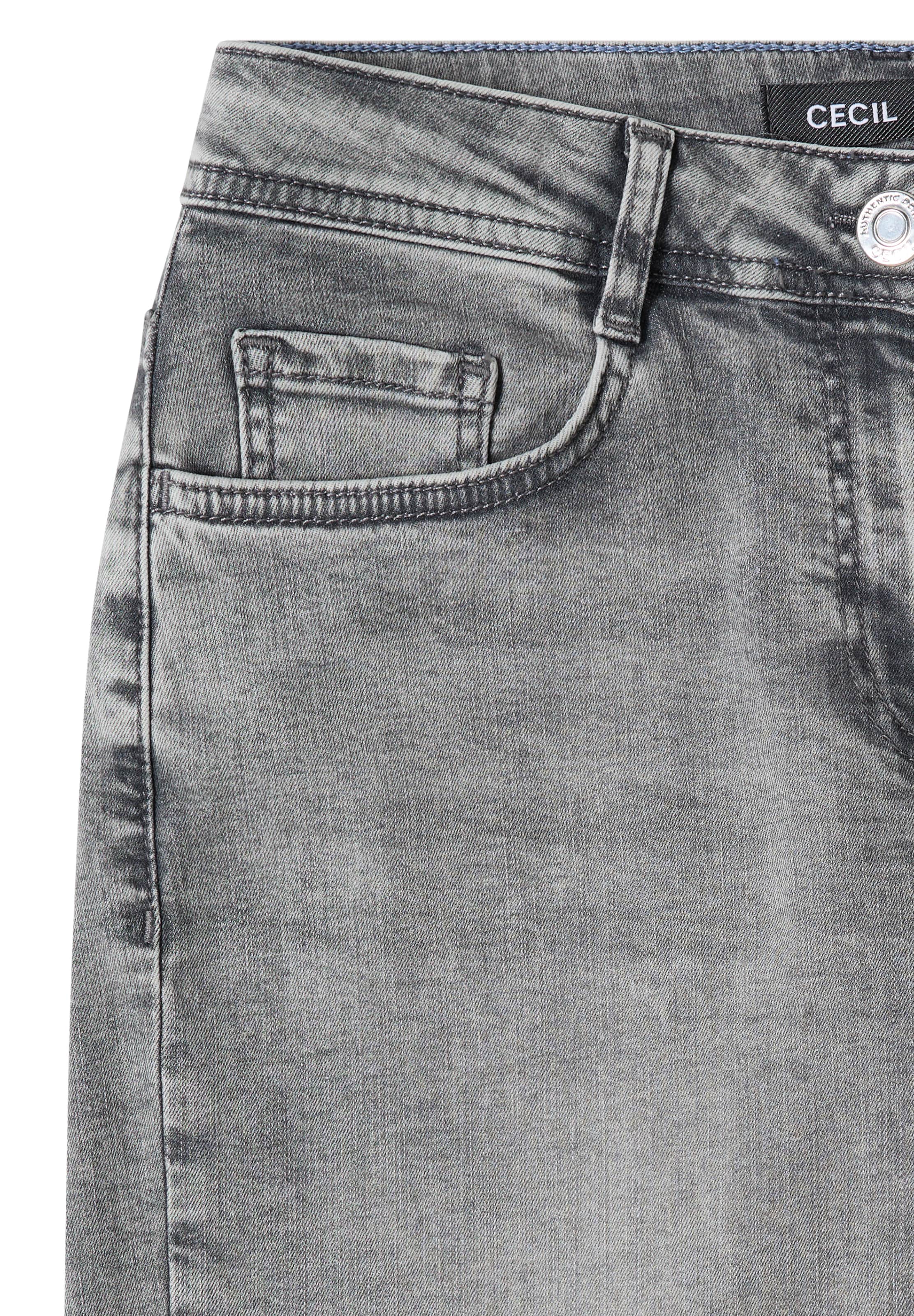 CECIL Loosefit Jeans in Grau