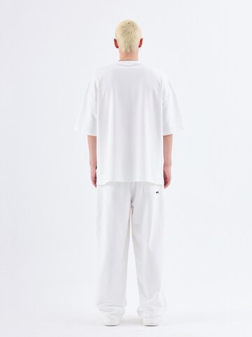 VAMOS CLO Loose fit Trousers 'Drome' in White