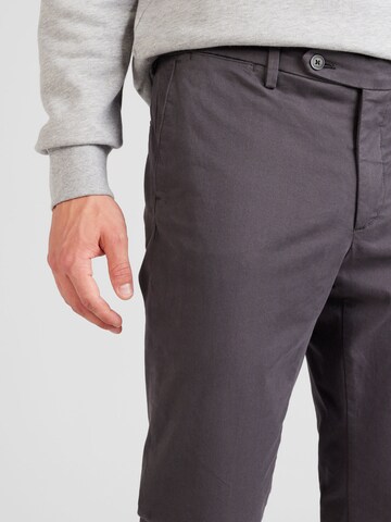 Hackett London Slim fit Chino trousers 'KENSINGTON' in Grey