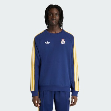 ADIDAS PERFORMANCE Athletic Sweatshirt 'Real Madrid' in Blue: front