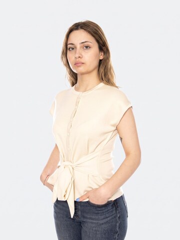 wild pony Strickjacke‌‌‌ in Beige: Vorderseite