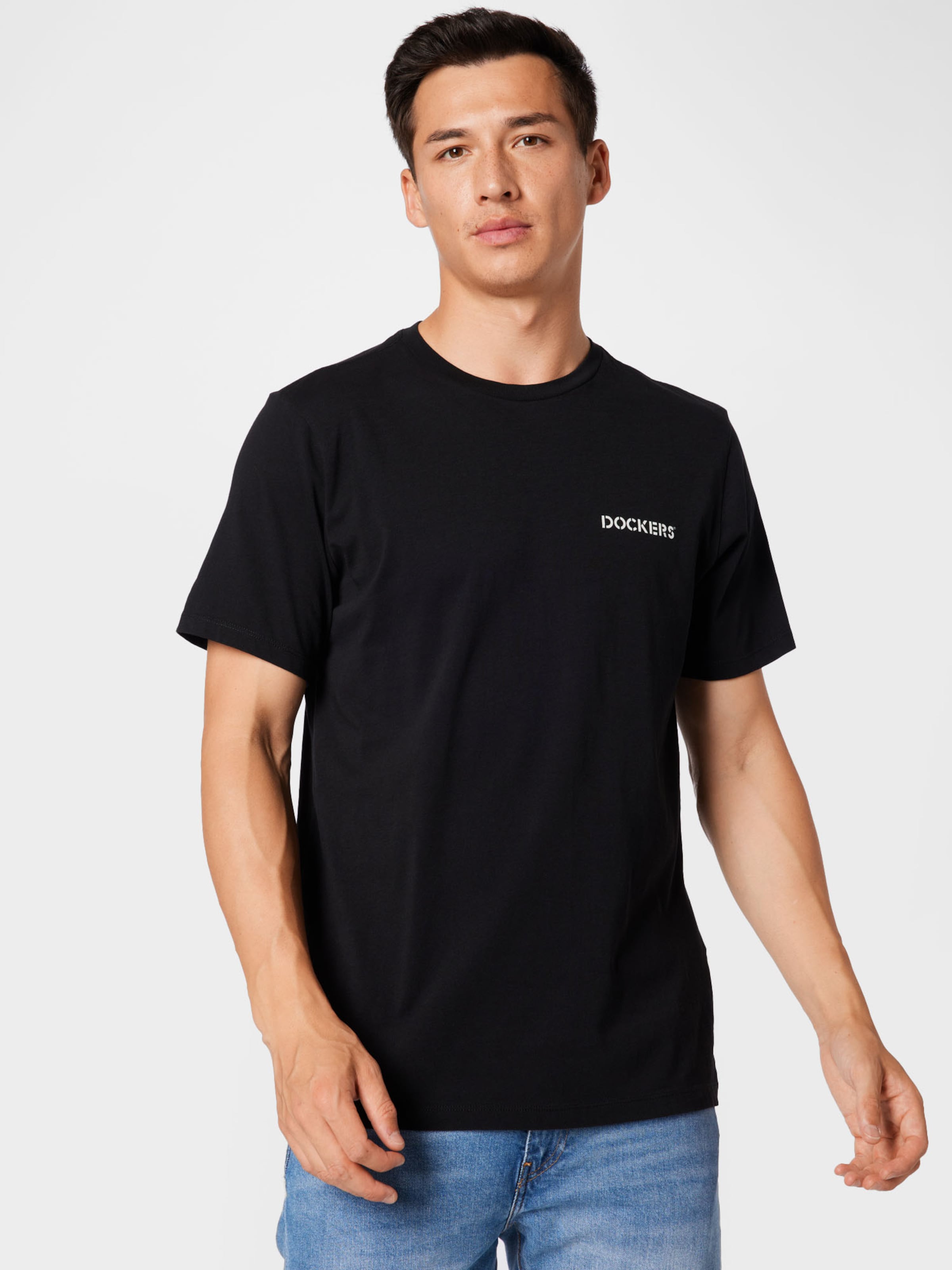 Dockers Camiseta en Negro ABOUT YOU