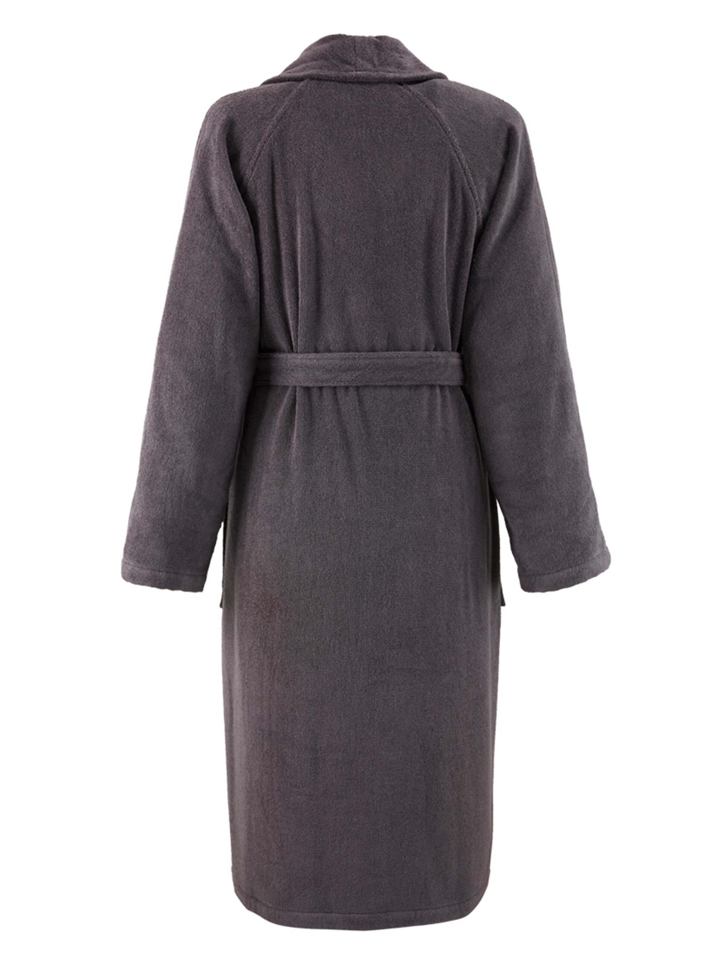 Ralph Lauren Home Long Bathrobe 'DULANEY' in Grey