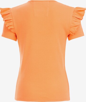 T-Shirt WE Fashion en orange