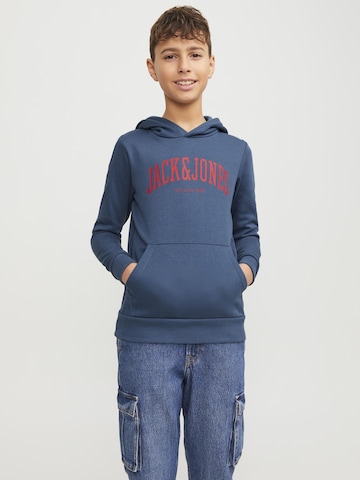 Jack & Jones Junior Μπλούζα φούτερ 'Josh' σε μπλε: μπροστά