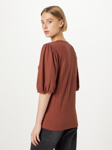 SAINT TROPEZ Bluse 'Peggy' in Braun