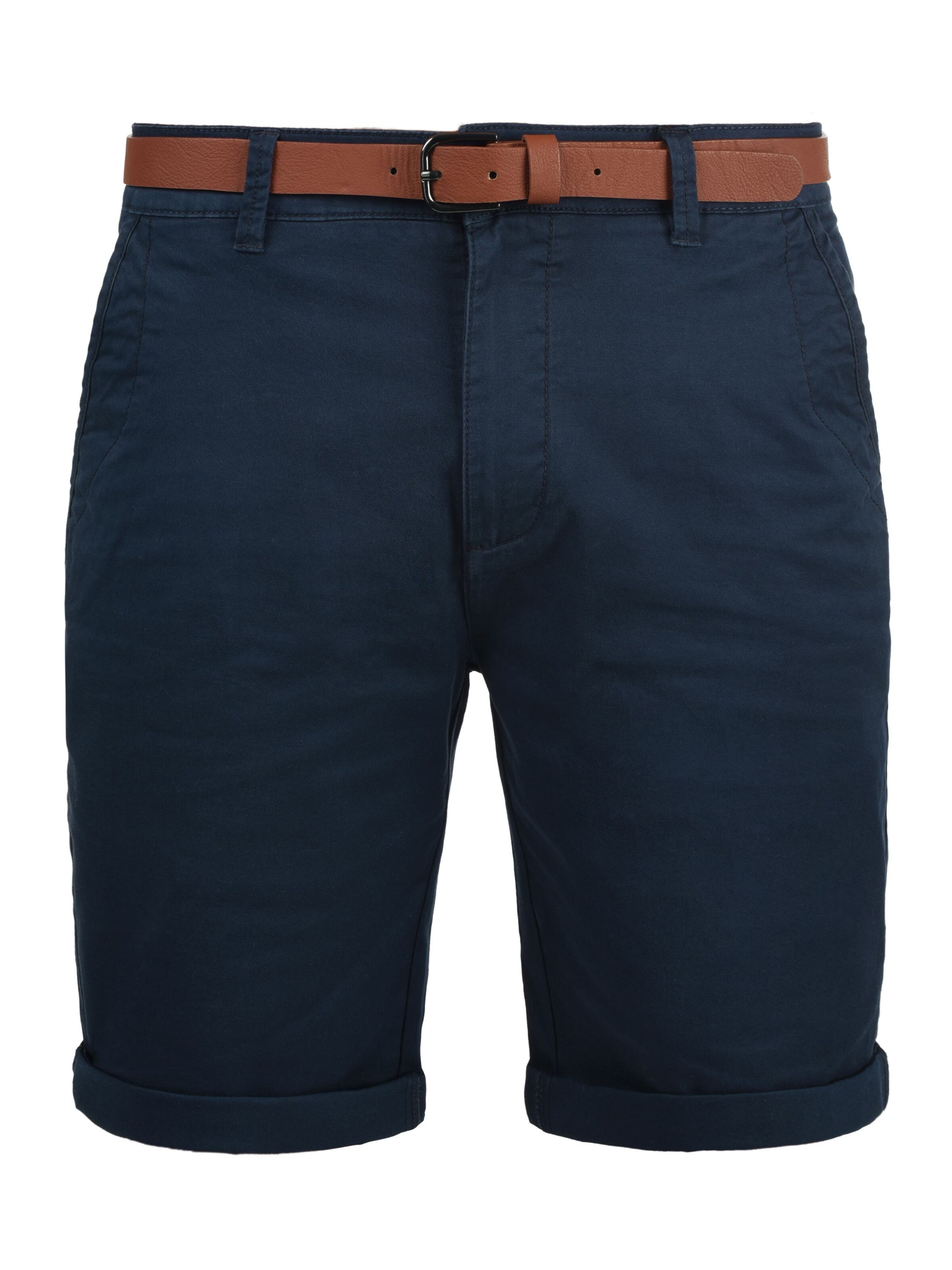 !Solid Chinoshorts 'Montijo' in Blau: Vorderseite