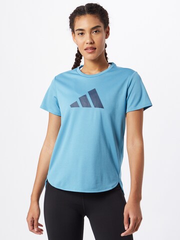 ADIDAS PERFORMANCE Funktionsshirt in Blau: predná strana