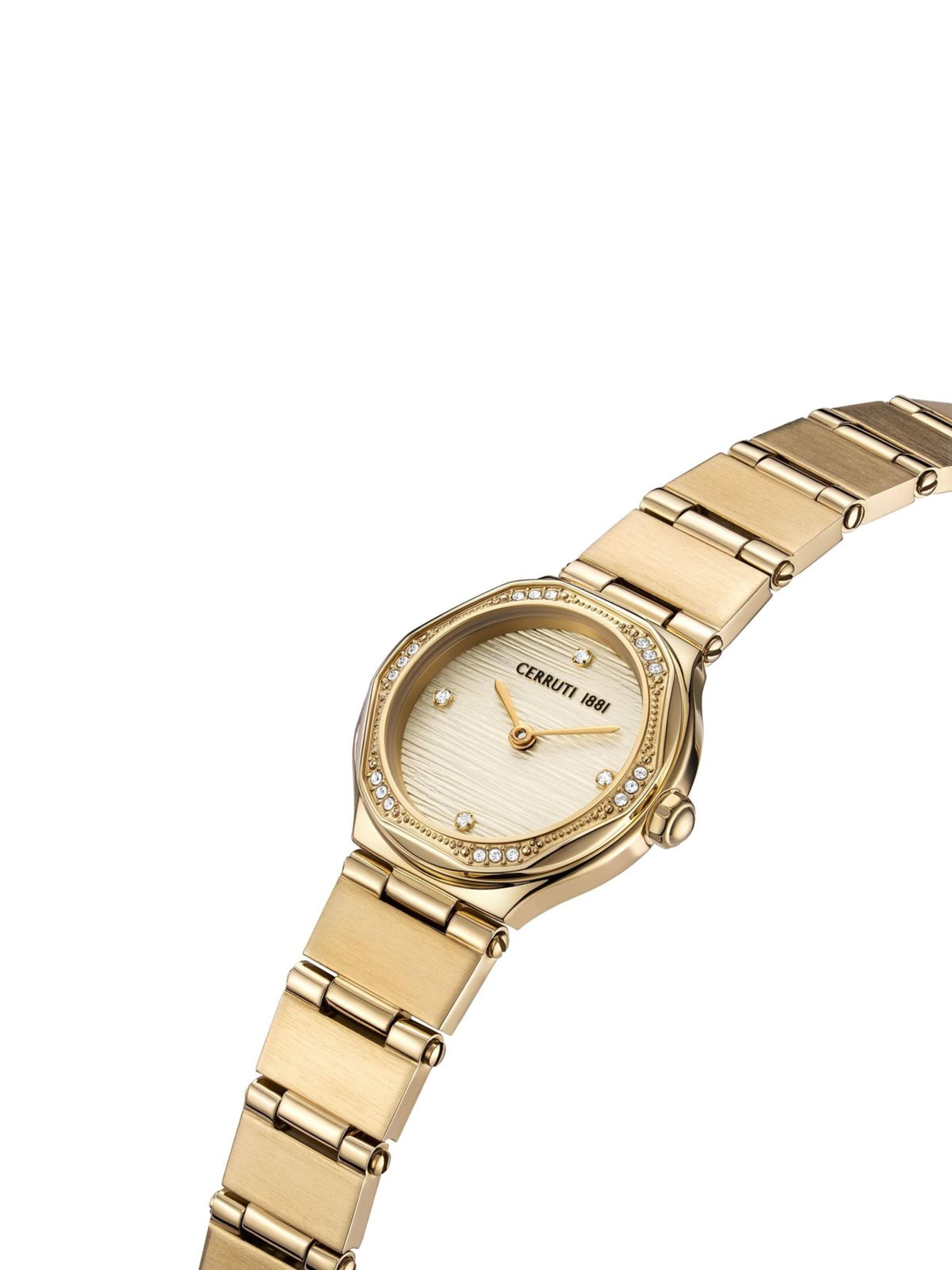 CERRUTI 1881 Analoog horloge 'Watch RENDINARA' in Goud