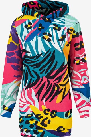 Robe oversize 'Neon Animal' Mr. Gugu & Miss Go en bleu : devant