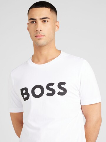 BOSS T-shirt 'Mirror1' i vit