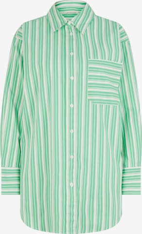 TOM TAILOR DENIM Blouse in Groen: voorkant