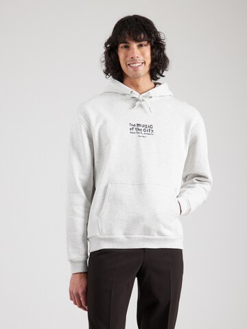 Les DeuxSweater majica 'Luca' - siva boja: prednji dio