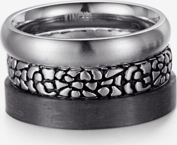 Kingka Ring in Silver: front