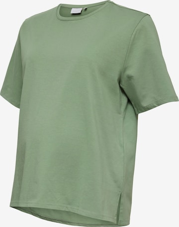 MAMALICIOUS Shirt in Groen: voorkant
