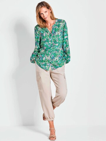 Goldner Blouse in Groen