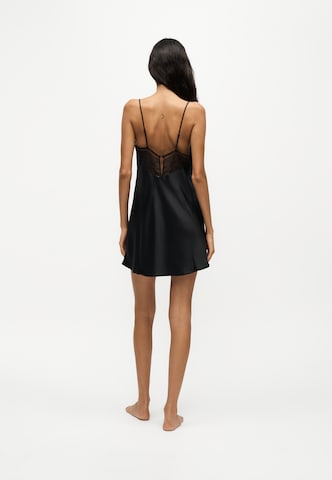 melns Calvin Klein Underwear Apakškleita 'CHEMISE'
