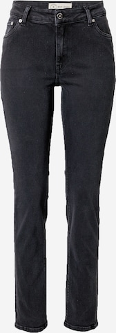 MUD Jeans Regular Jeans 'Swan' in Zwart: voorkant