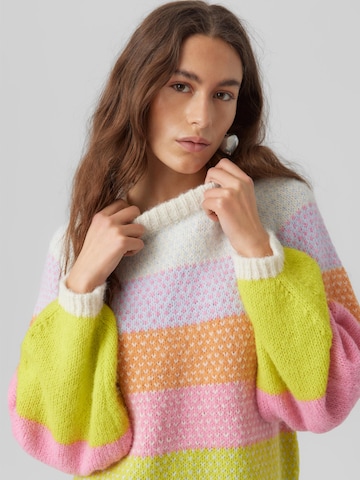 Pull-over 'CRUZ' VERO MODA en mélange de couleurs