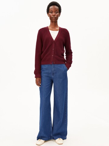 ARMEDANGELS Knit Cardigan 'Menaal' in Red