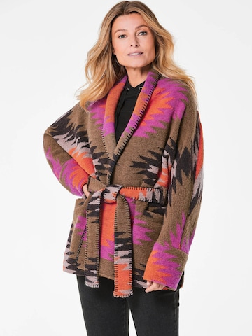 Goldner Knit cardigan in Mixed colours: front