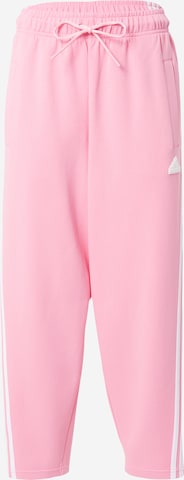 ADIDAS SPORTSWEAR Loose fit Workout Pants in Pink: front
