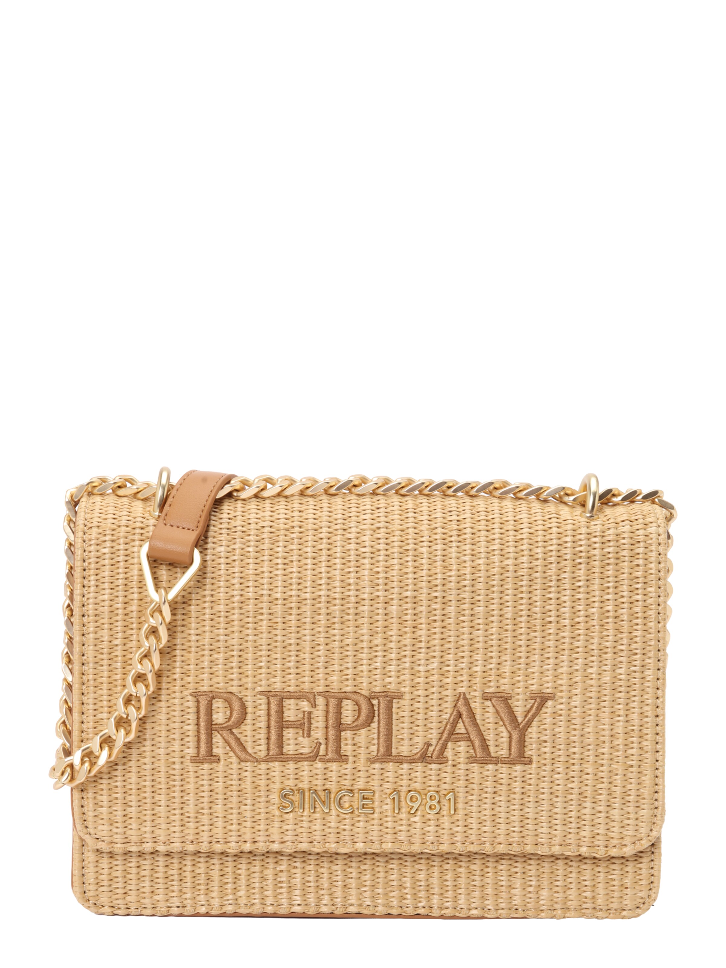 REPLAY Taška přes rameno – hnědá: přední strana