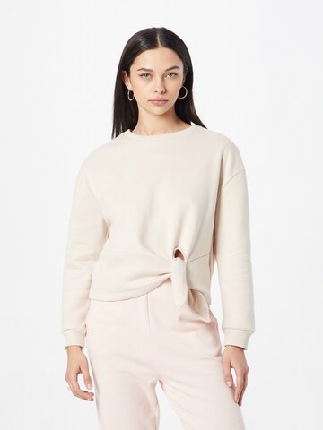 ABOUT YOU Sweatshirt 'Aylin' in Beige: voorkant