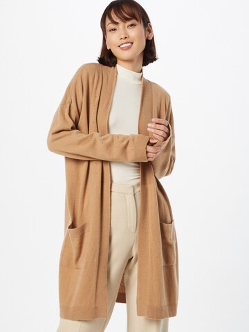 Sisley Knit cardigan in Brown: front