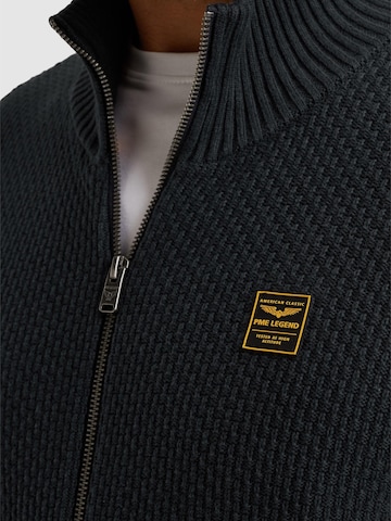 Pullover 'Cardigan with zipper closure' di PME Legend in blu