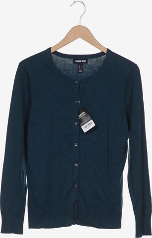 Lands‘ End Sweater & Cardigan in M in Green: front