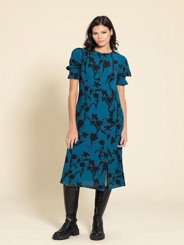 For You Moda Jurk in Blauw: voorkant