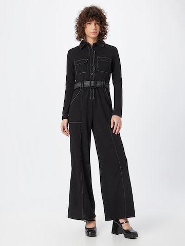 Warehouse Jumpsuit in Schwarz: predná strana