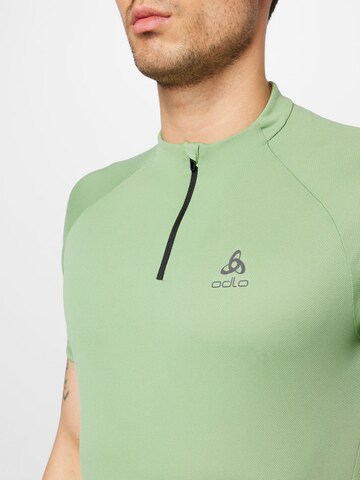 ODLO - Camisa funcionais 'Essential Trail' em verde