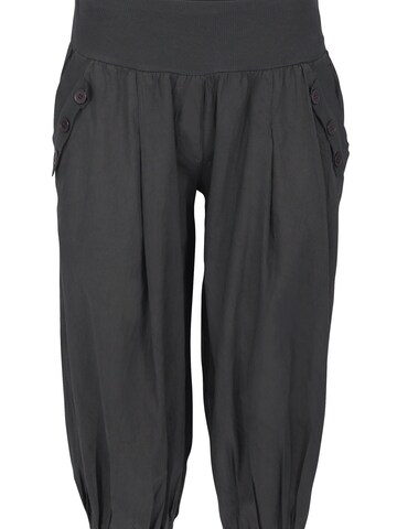 malito more than fashion Harem Pants in Grey: front