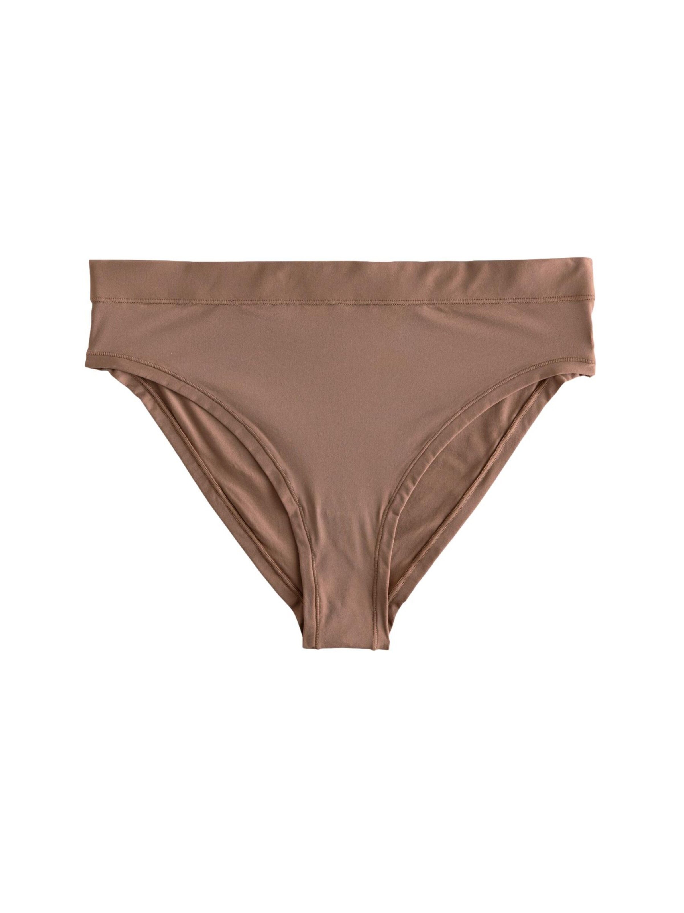 self. Panty in Brown: front